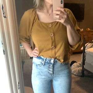 Self Esteem peasant blouse